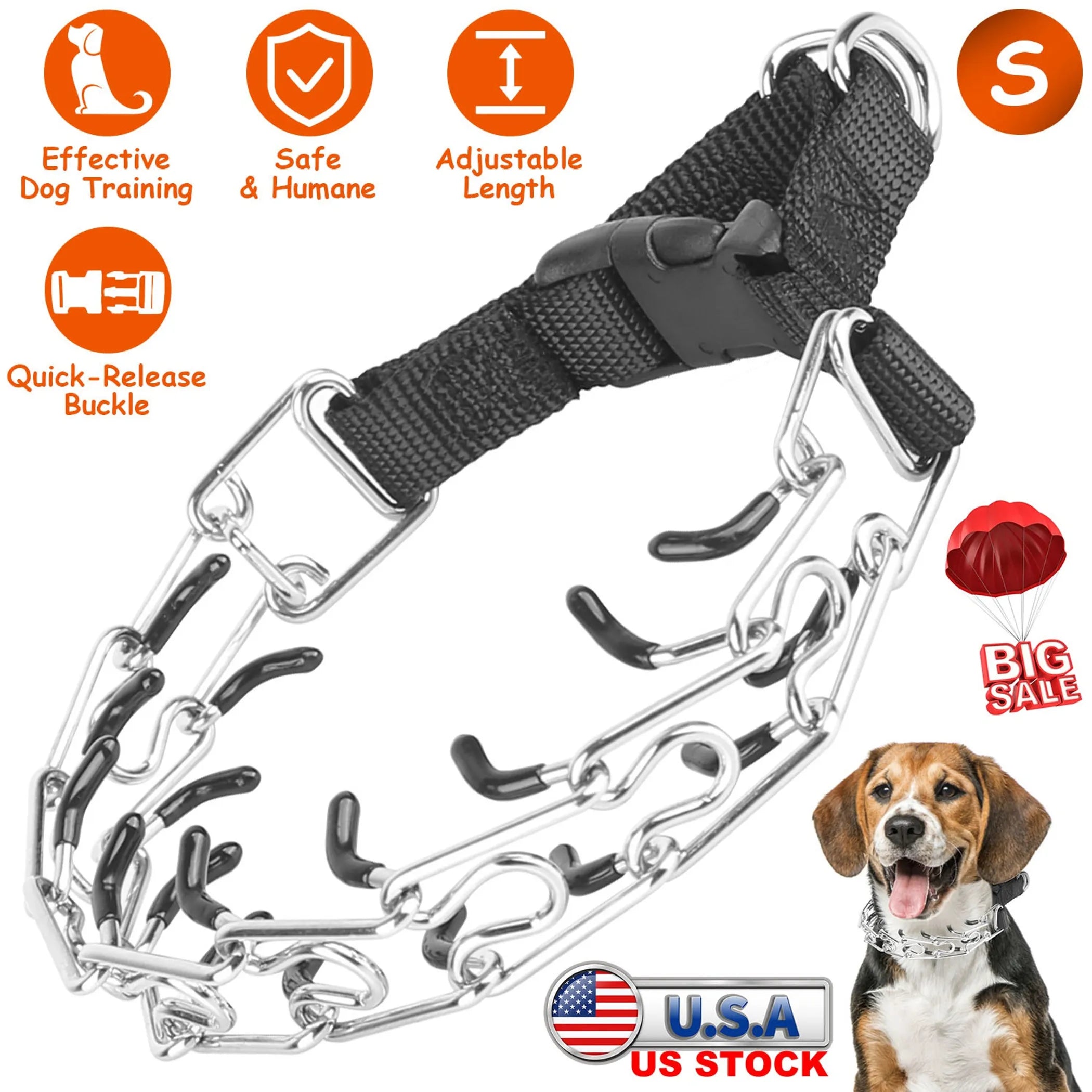 Adjustable Dog Choke Collar
